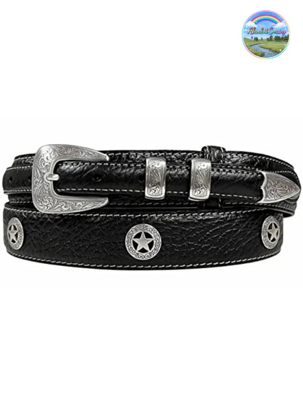 Genuine Leather Western Ranger Belt 35mm Taper to 19mm with Interchangeable
